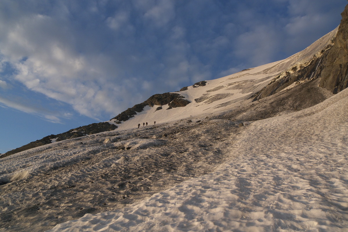 Bas du glacier du Troquairou