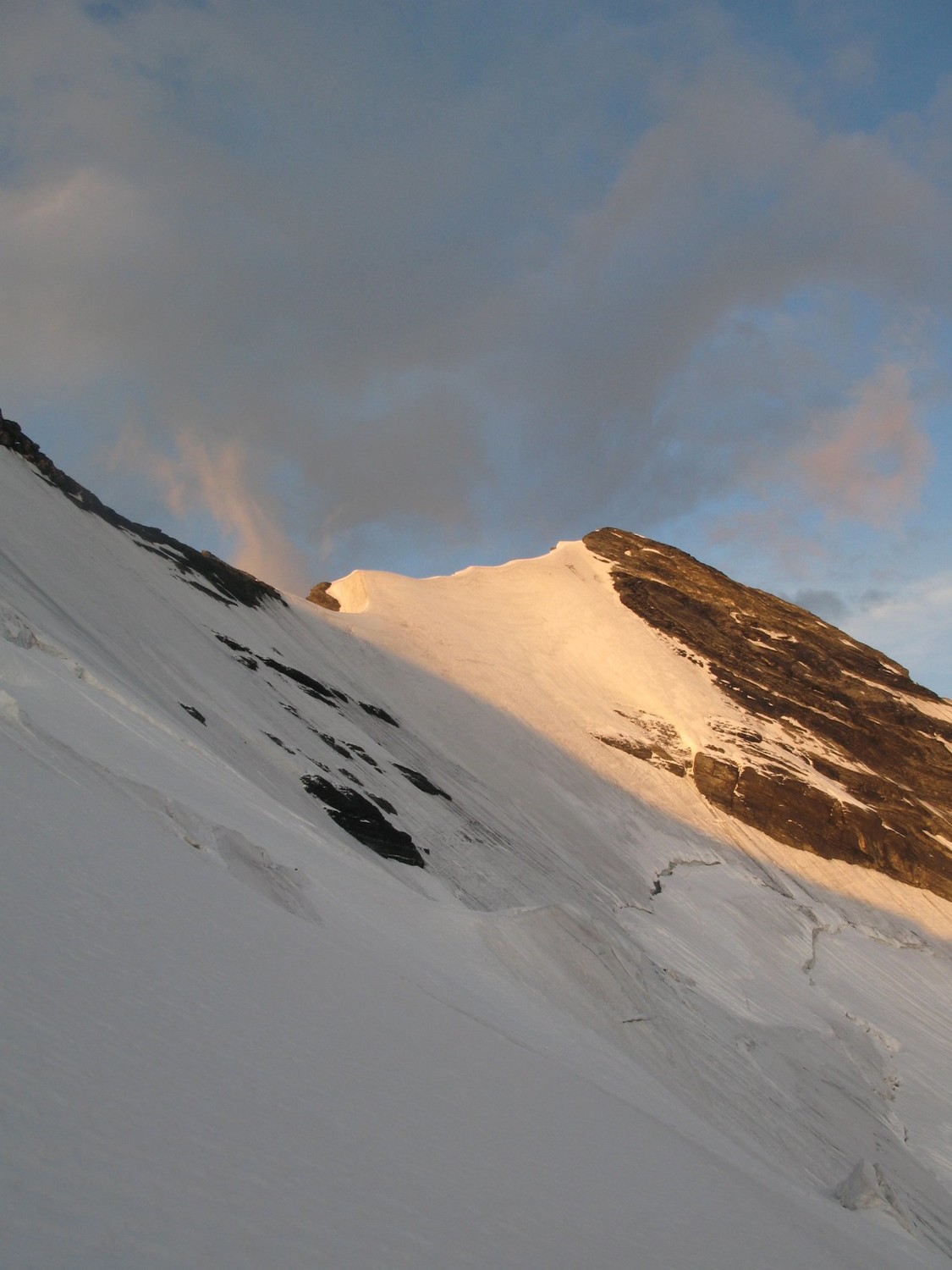 La Weisse Frau vue du Morgenhorn
