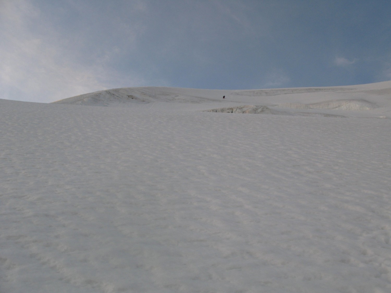 dernières pentes au Morgenhorn