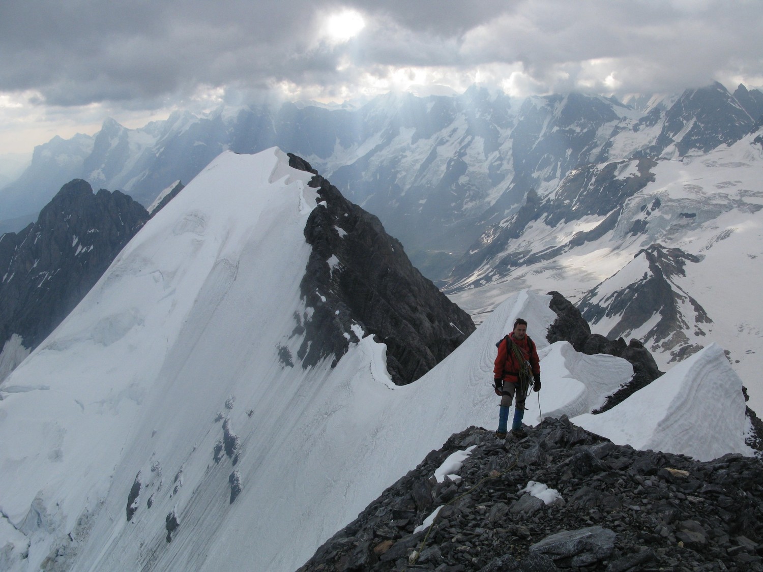 arête entre le Morgenhorn et la Weisse Frau