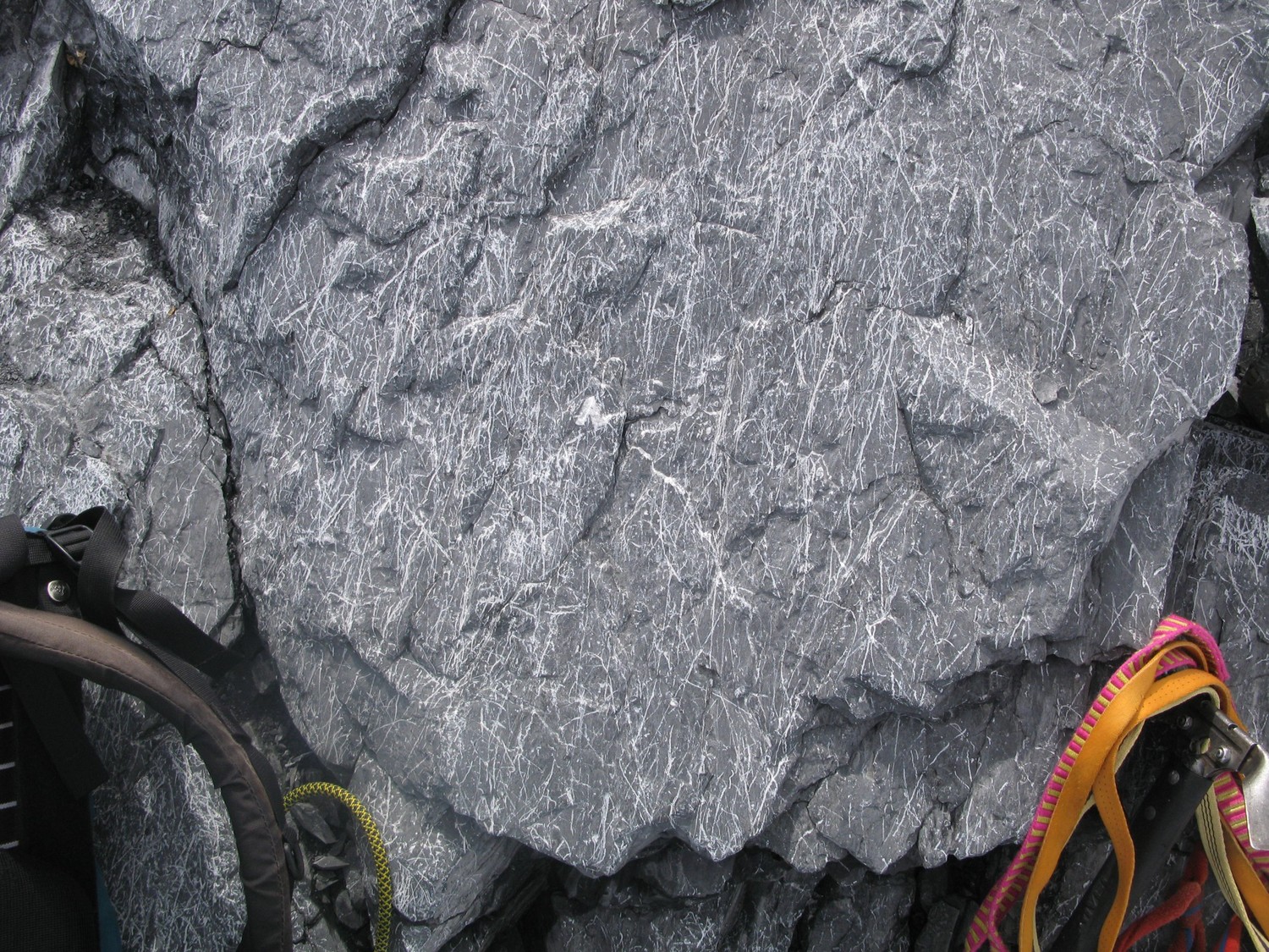 traces de crampons au sommet du Bluemlisalphorn