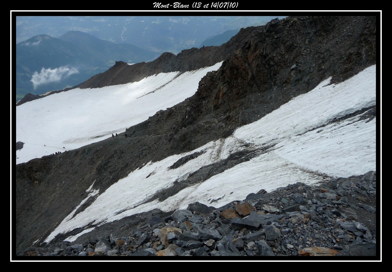 Le fameux couloir - Conditions : en neige