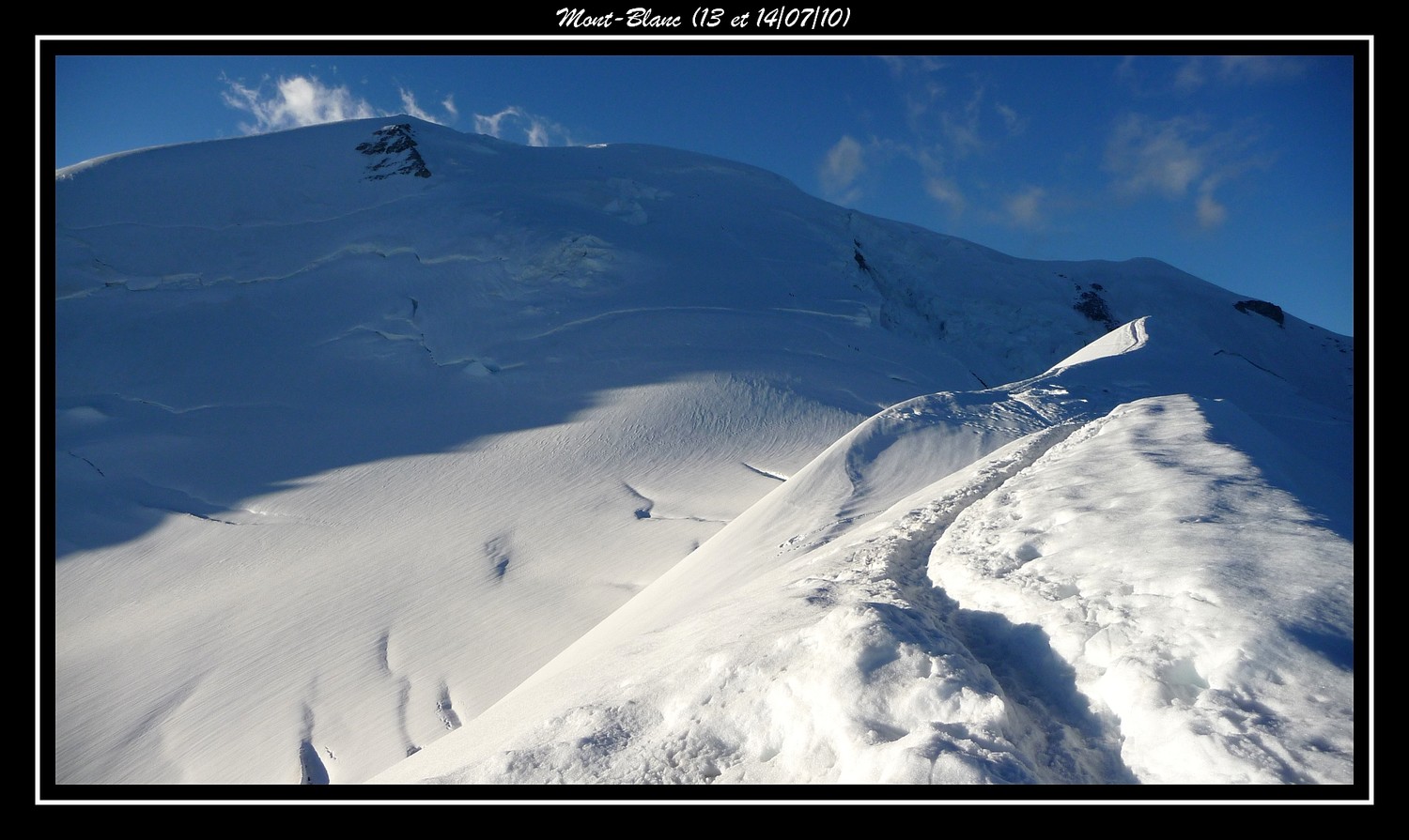 Les pentes du Dôme du Goûter