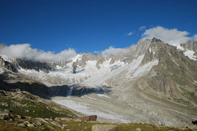 Refuge en vue (Glacier de Talèfre) !