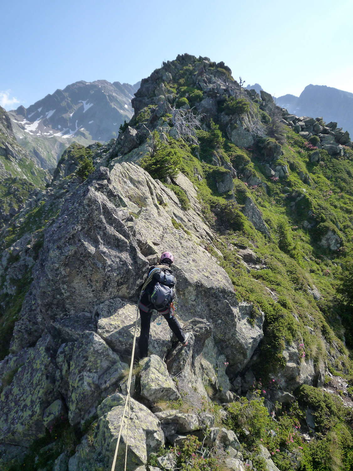 "Rocher haute montagne"... qu'il disait le topo...