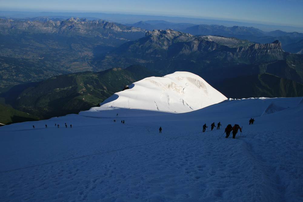 Quelle foule! On n'est pas en Vanoise, c'est clair!