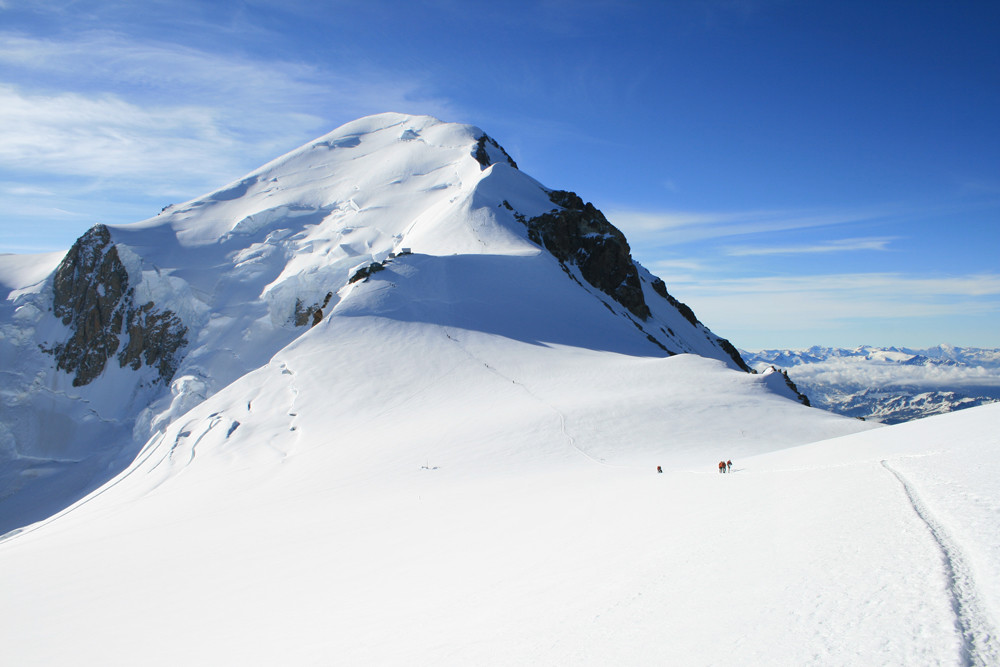 Le faux plat, ref Valot, le sommet, et à droite la Vanoise