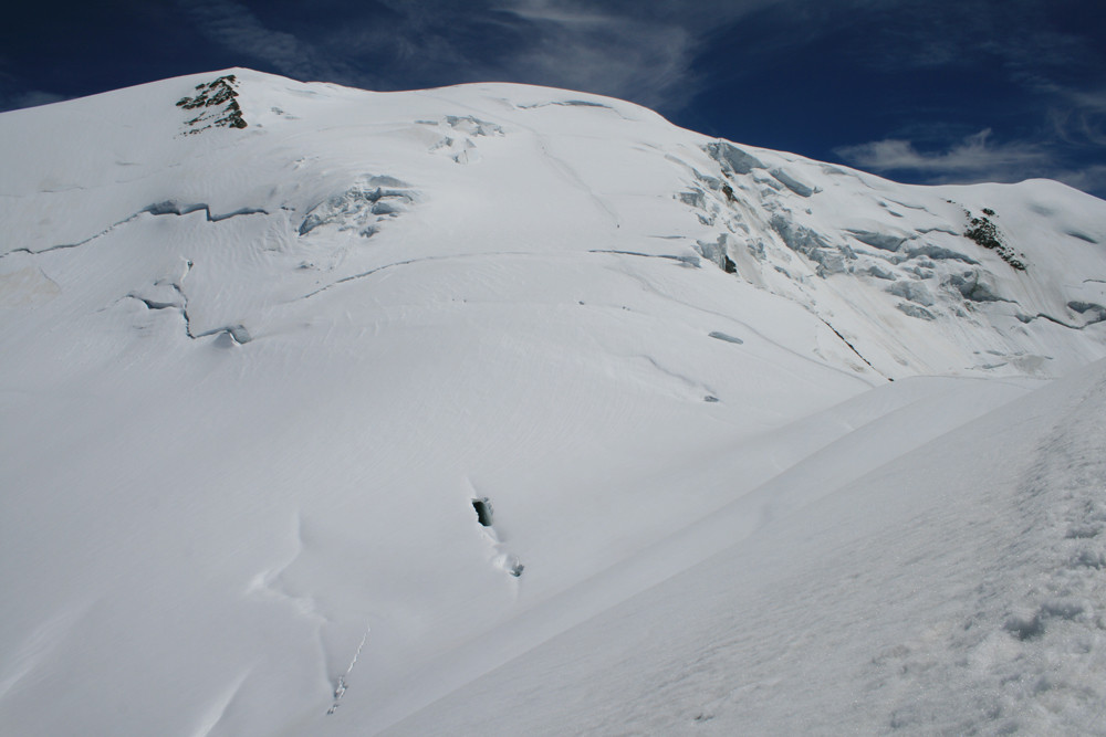 Celle là elle est pour ceux qui doutent des crevasses sur le chemin!
