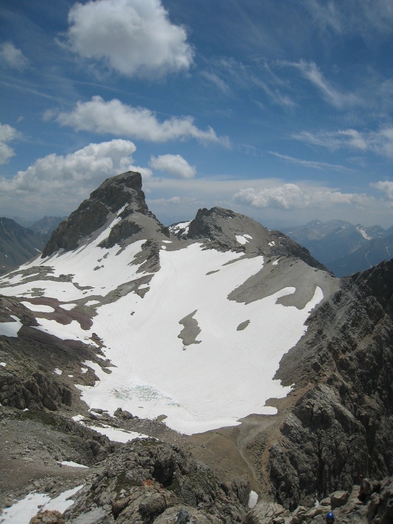 Roc Termier et Tête de Colombe depuis la Tour Termier