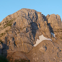 Face N de la pointe de Dzérat de bon matin