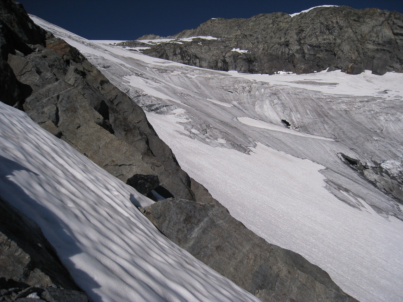 Gl troquairou - zone de crevasses