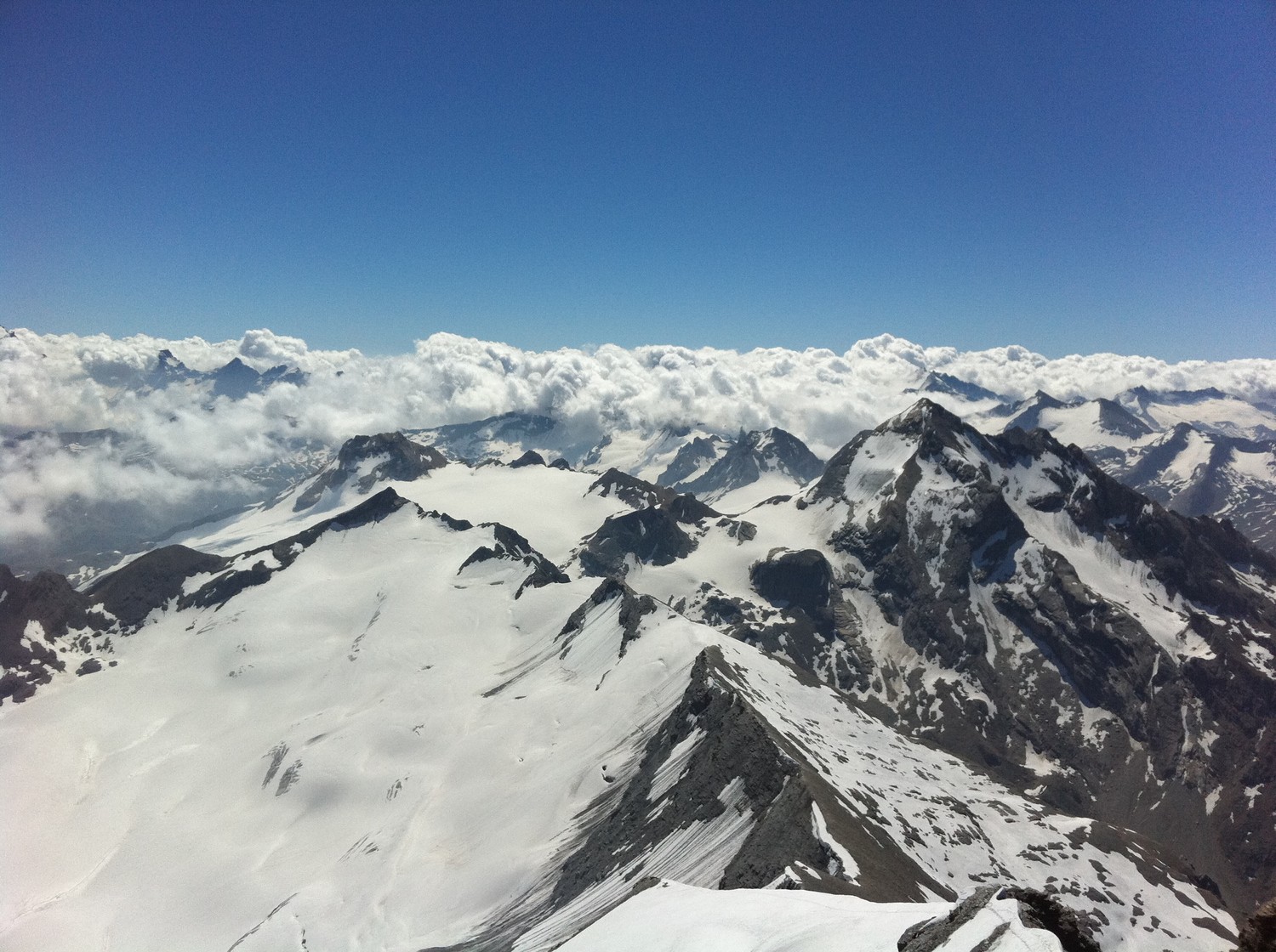 L'arête Nord Est de la Grande Sassière