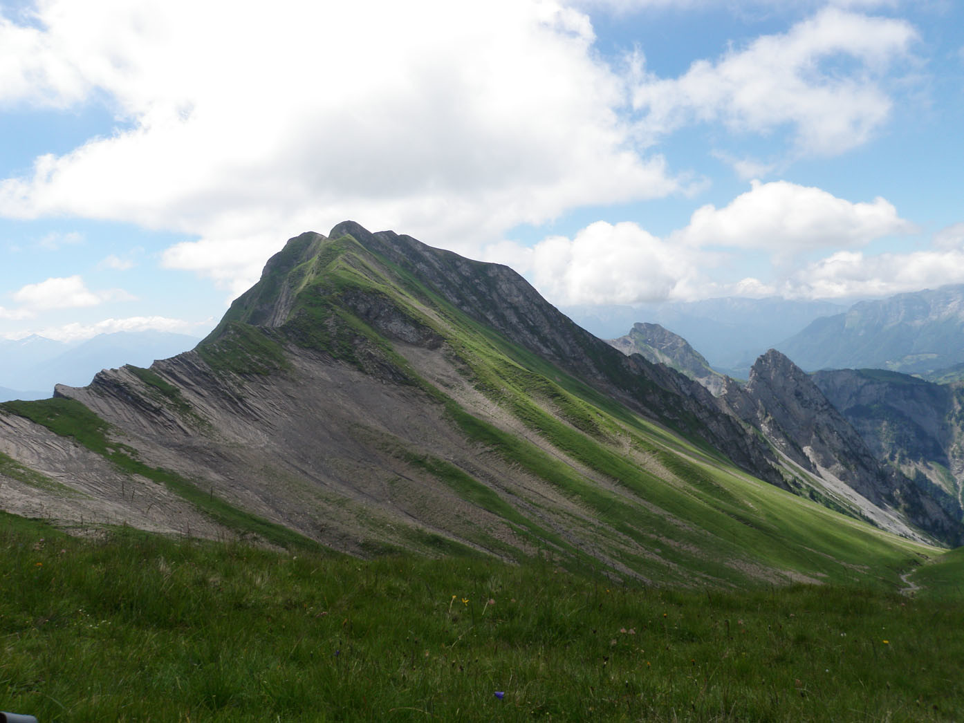 arête après la Mandallaz