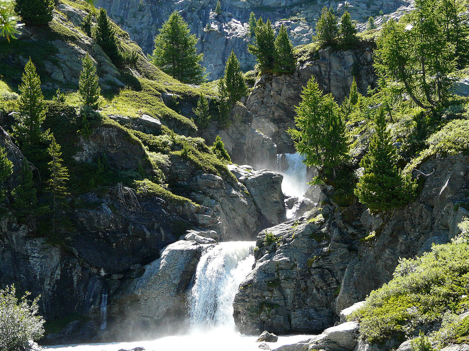 Beau parcours pour le torrent du Ruitor