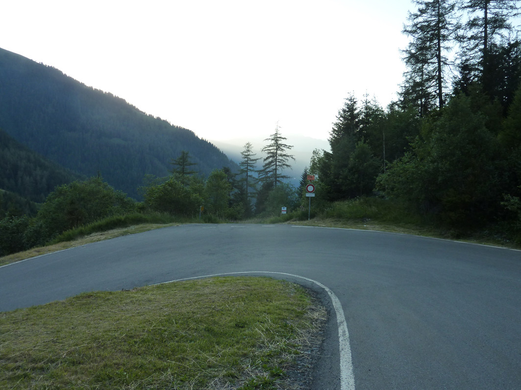 epingle à 150 en dessous de champex den bas