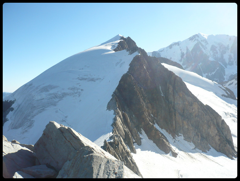 Descente des Dômes jusqu'à l'Aiguille de la Bérangère