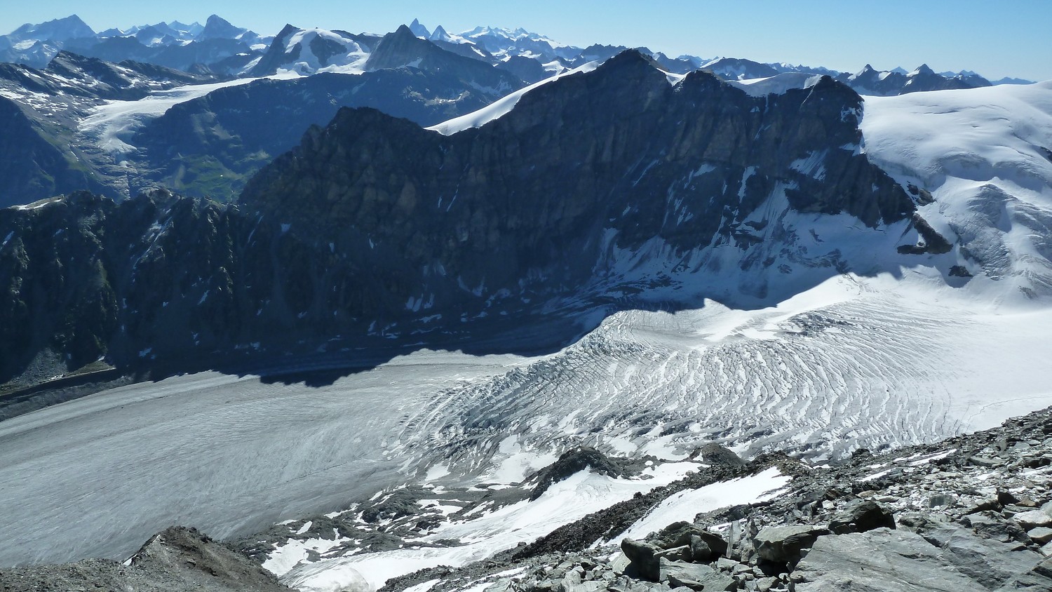 Le glacier de Corbassière