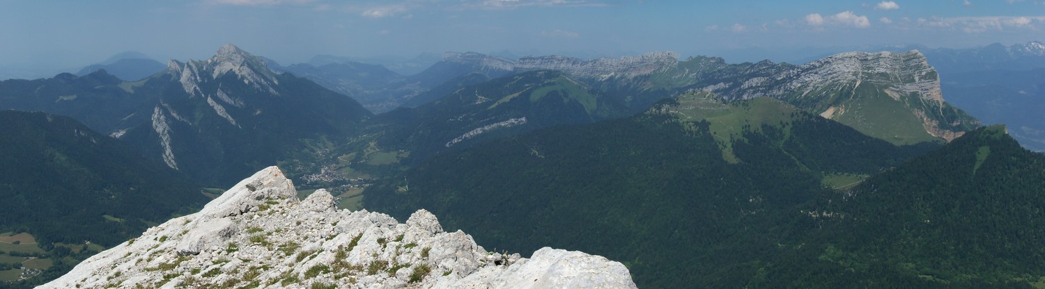 Panorama Chartreuse depuis sommet