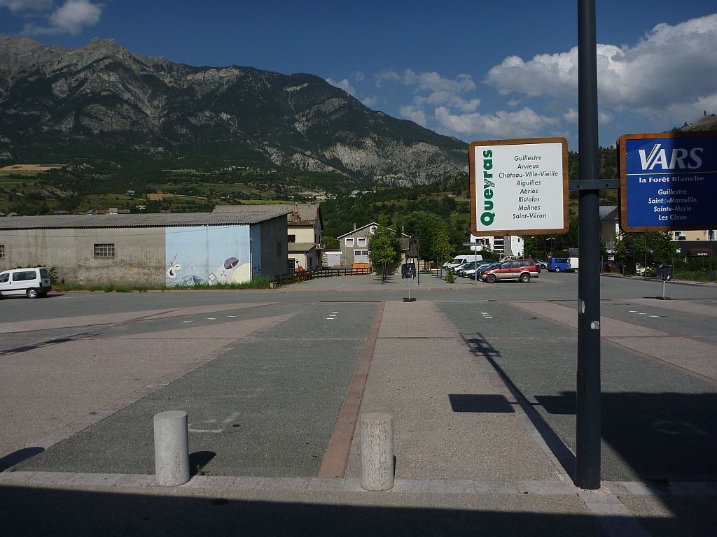 Mais à Mont-Dauphin, point de navette...