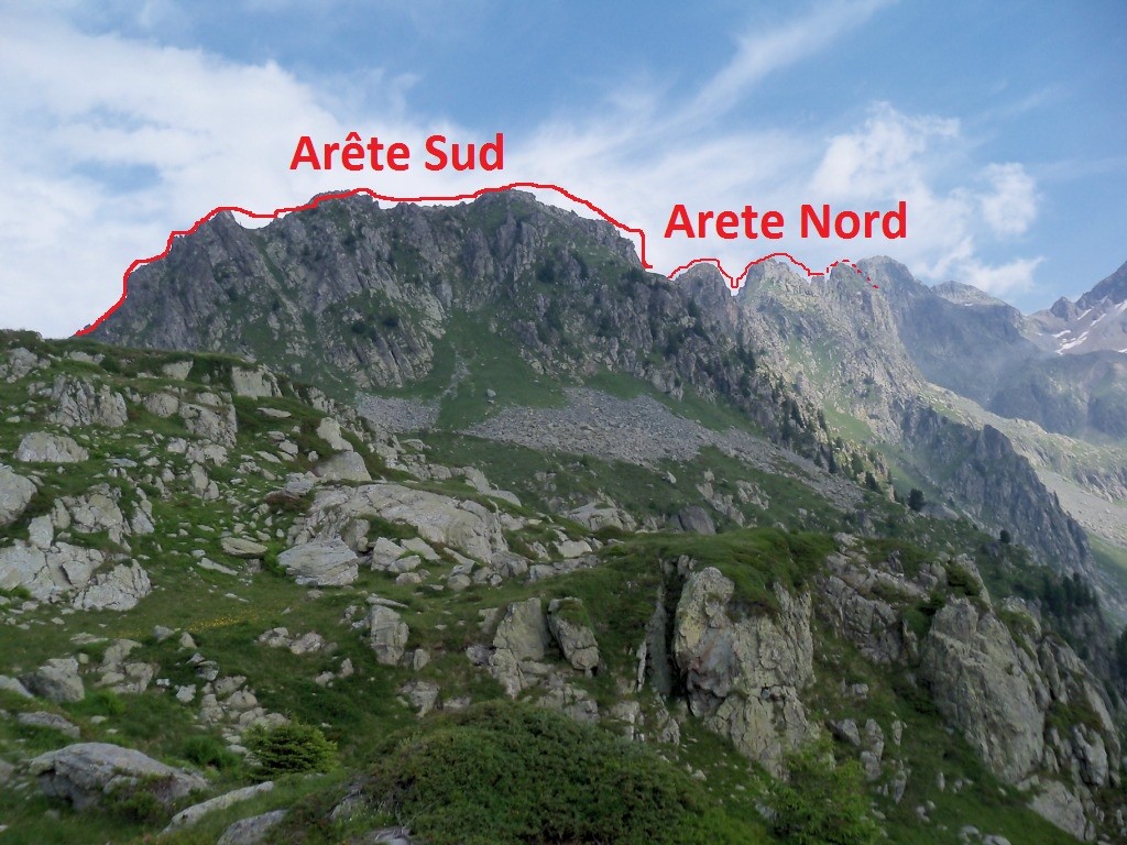 Vues des arêtes du Pin