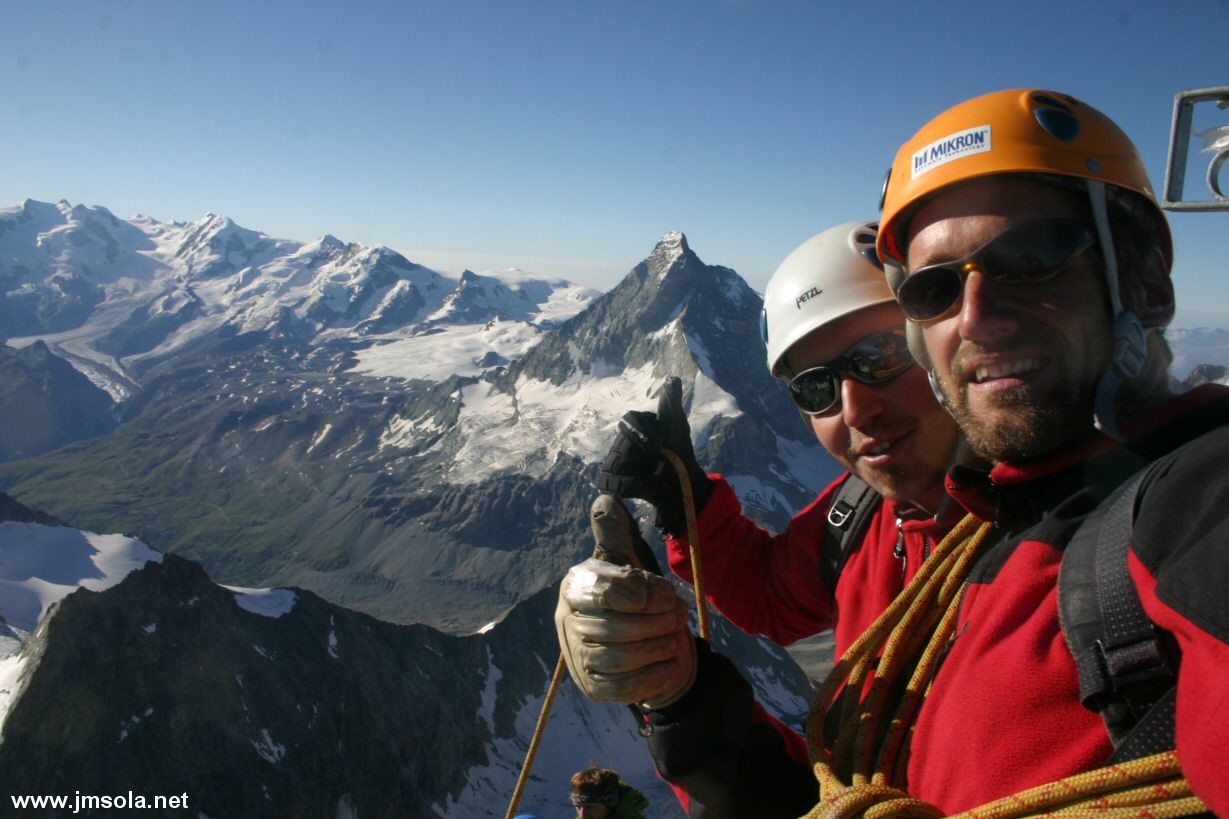 sommet de la Dent Blanche