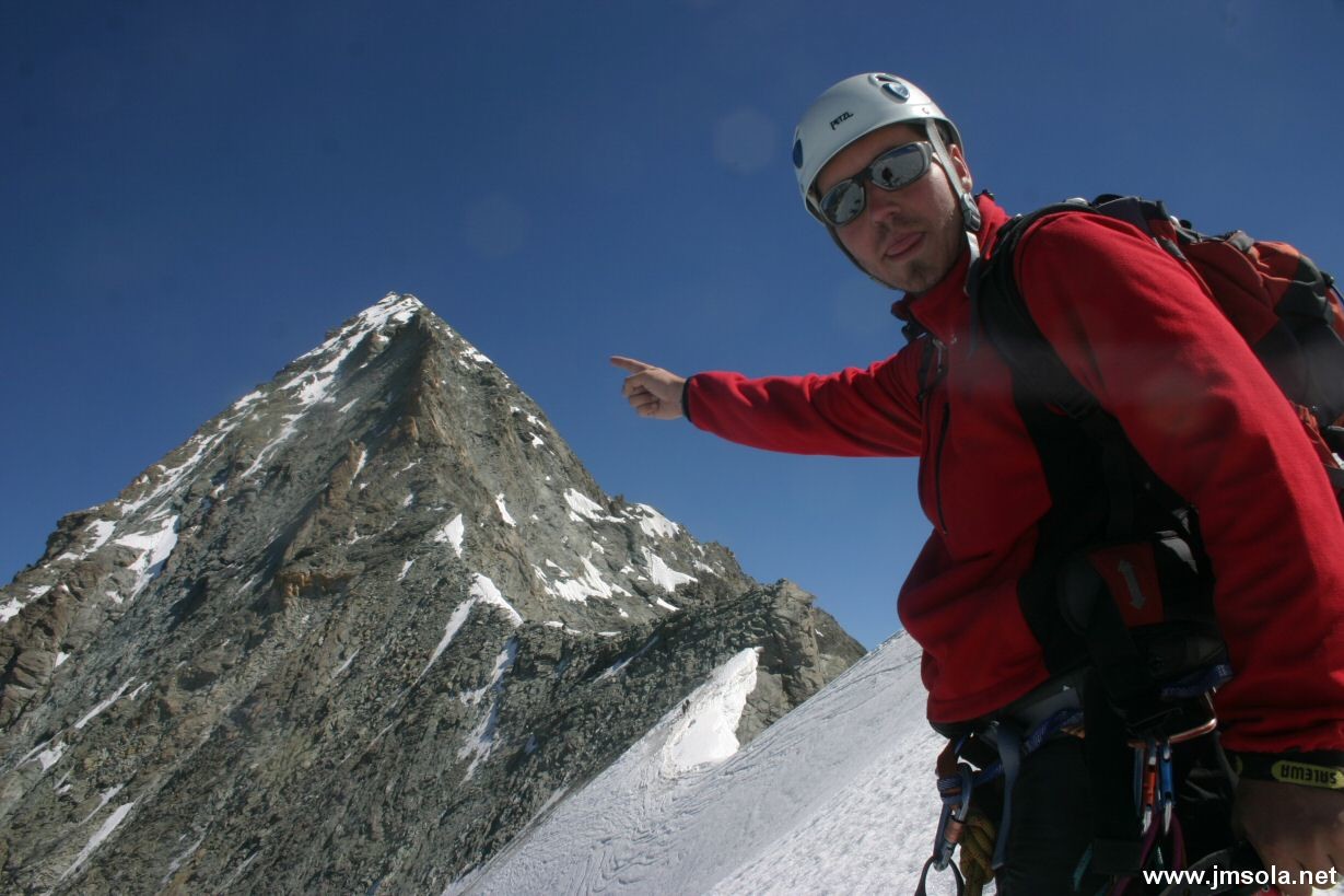 L'arête S de la Dent Blanche