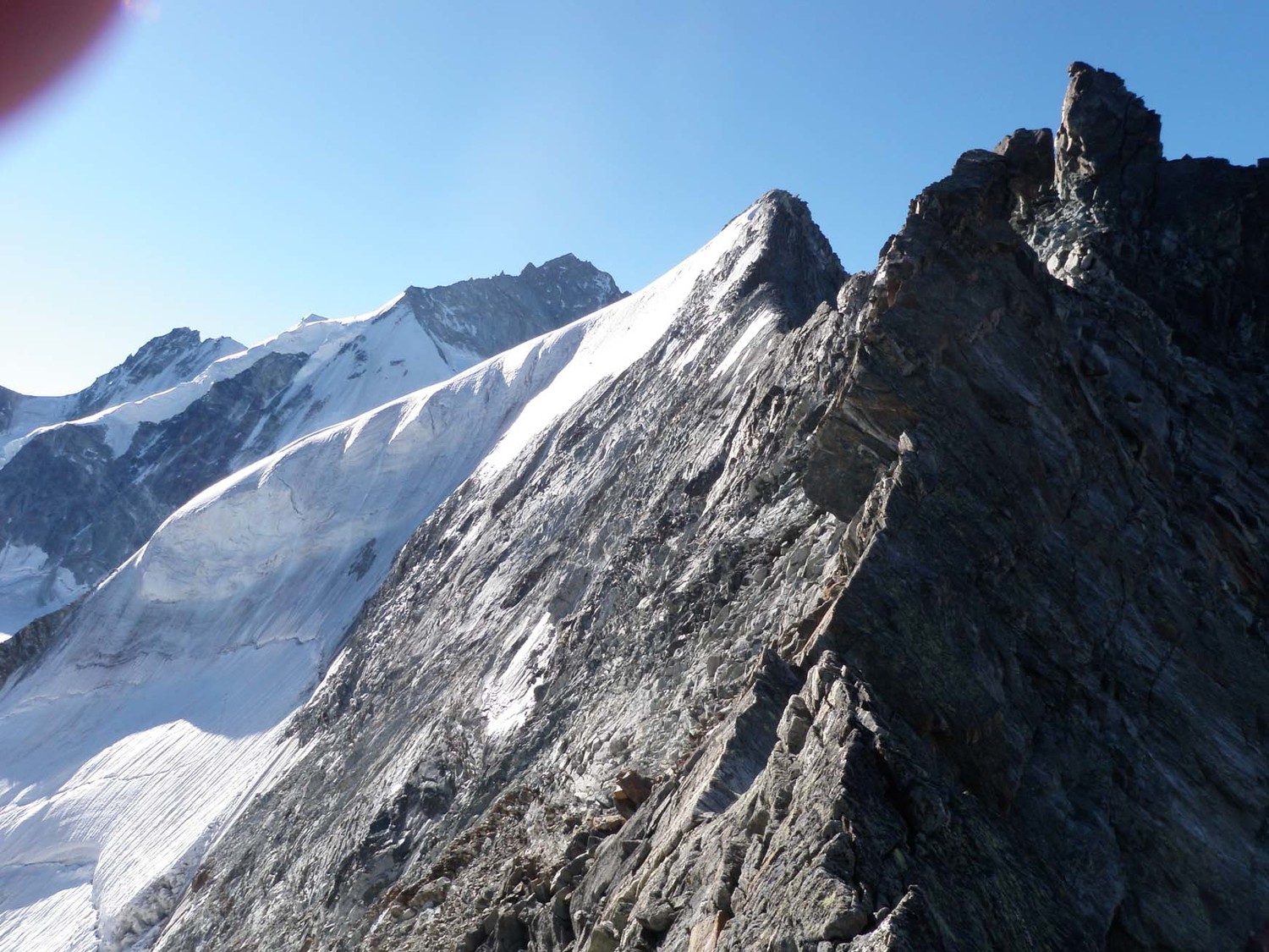 Zinalrothorn et Blanc de Moming vus du Besso