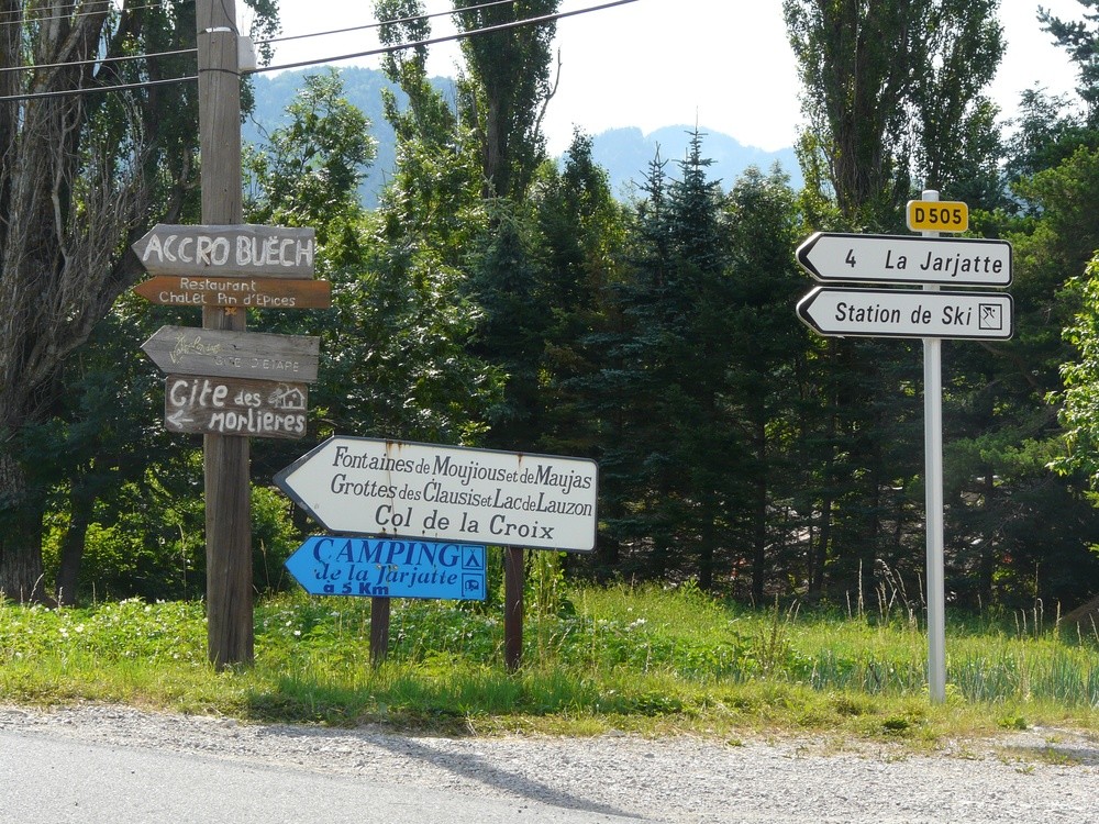 Direction la Jarjatte