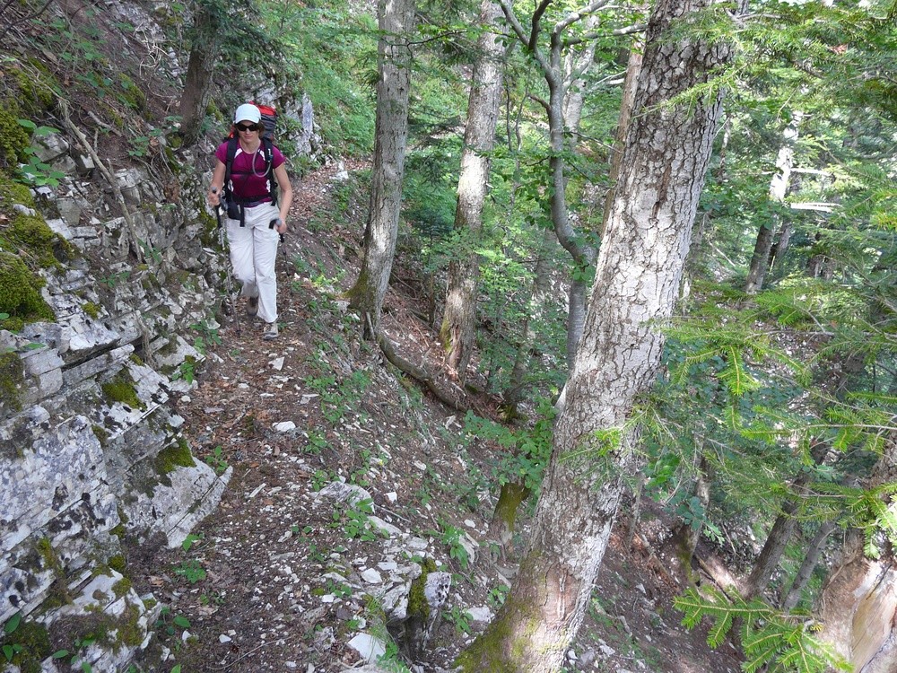 Sur le sentier des Gardes
