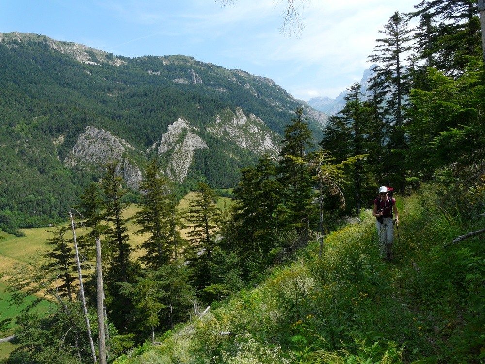 Sur le sentier des Gardes