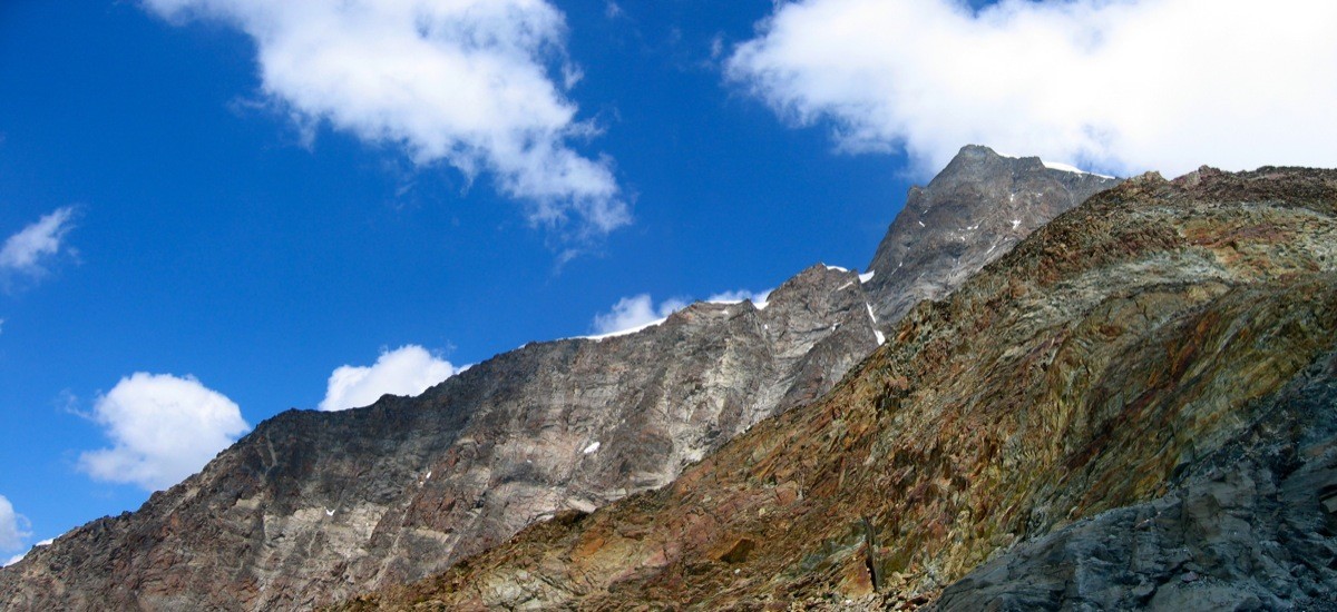 La Rotgrat vue de la descente de l'Alphubel