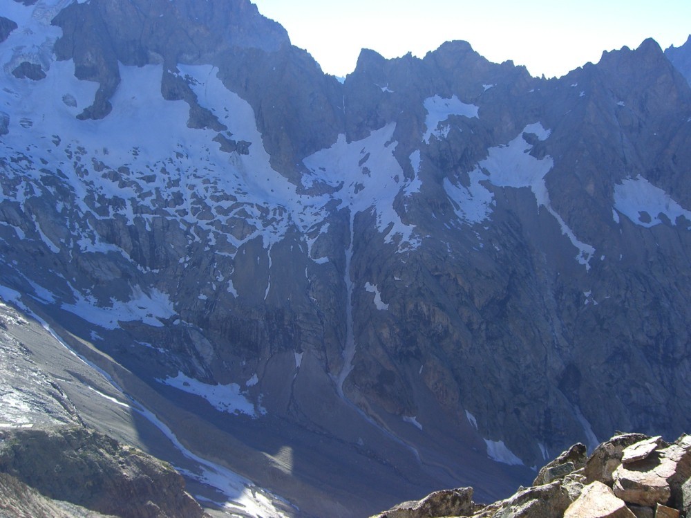 Pte des Aigles-vue d'ensemble et couloir d'approche