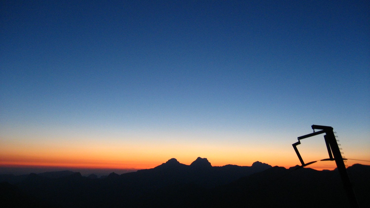 Coucher de soleil depuis Gramusset