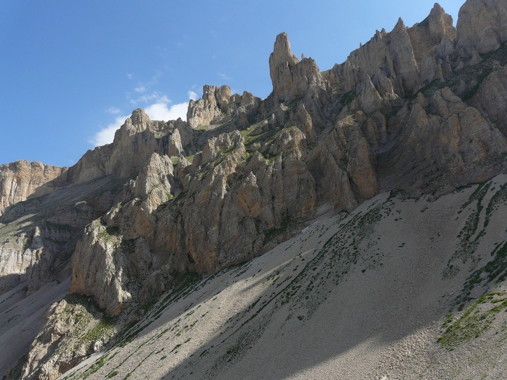 Rive droite de la combe de la Cluse