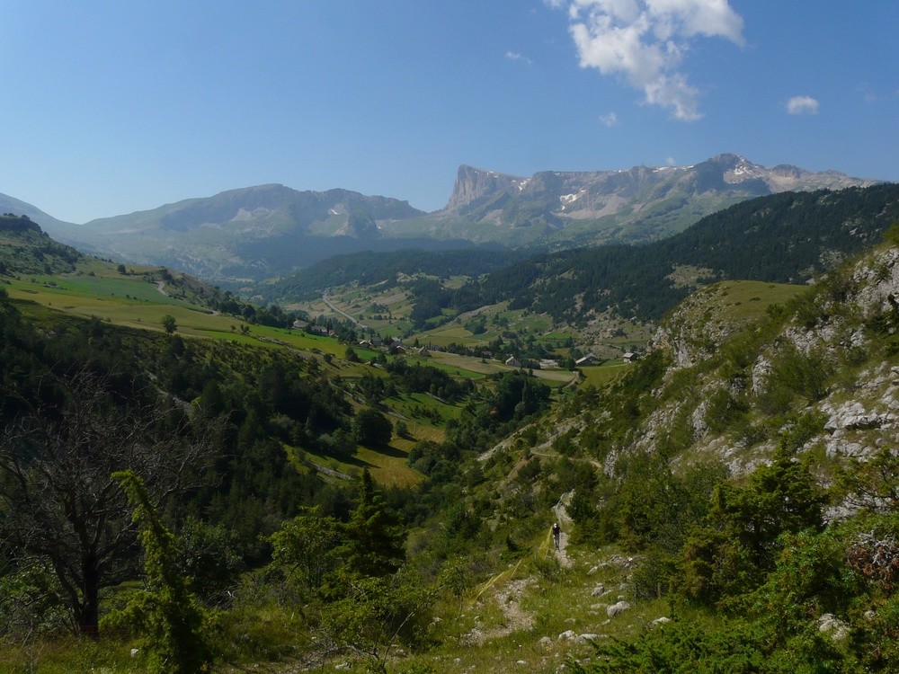 Sur le sentier le long de Roche Longue