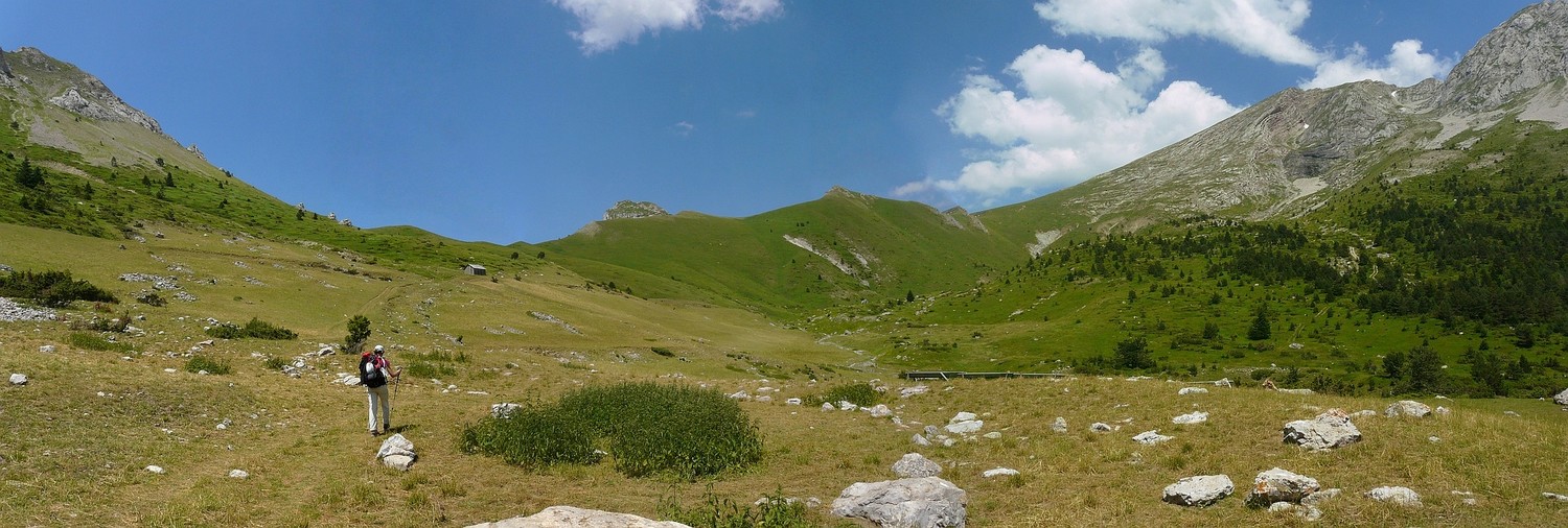 En direction du Col de l'Aup