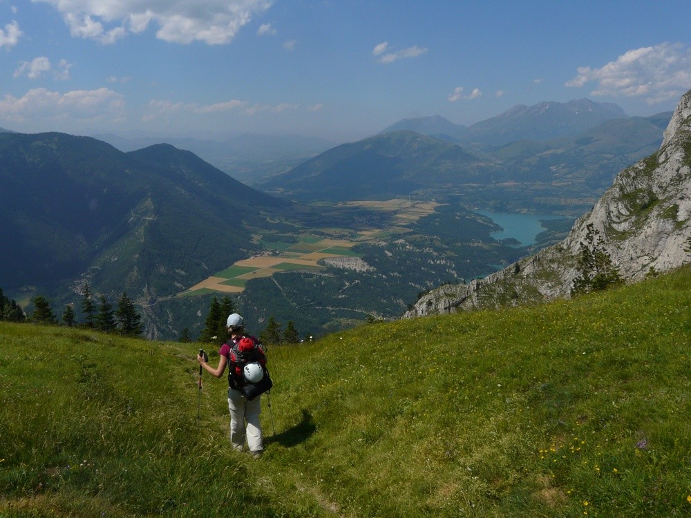 Descente versant NW du Col de l'Aup