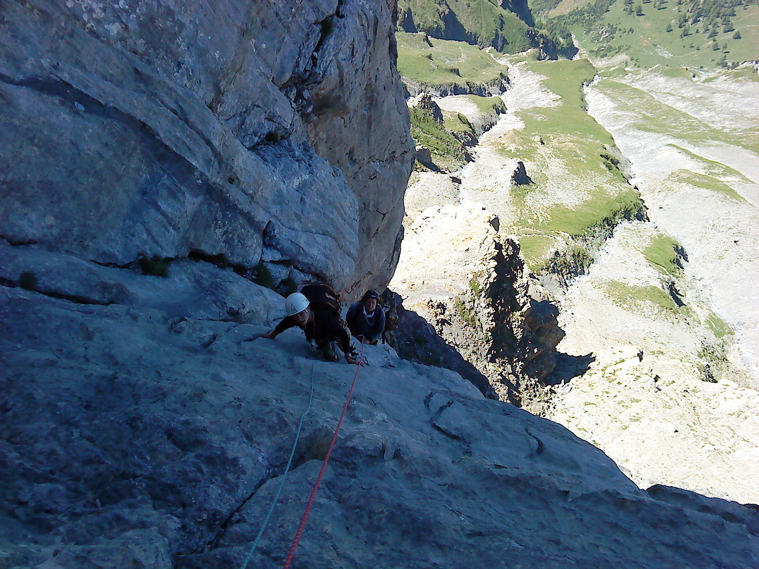 dans le calcaire