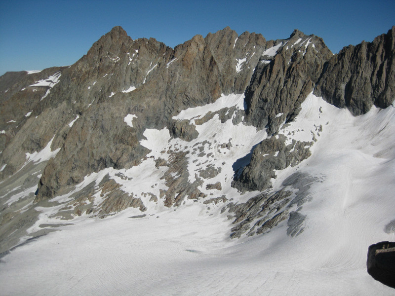 Glacier de la Selle depuis la Tête N du Replat