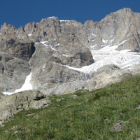 Barre des Ecrins depuis Temple Ecrins