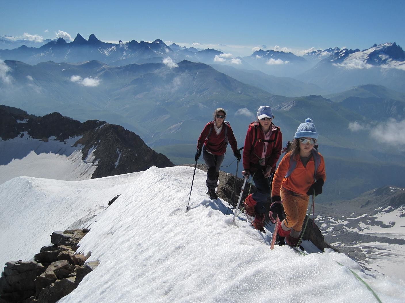 sur l'arête de l'Etendard