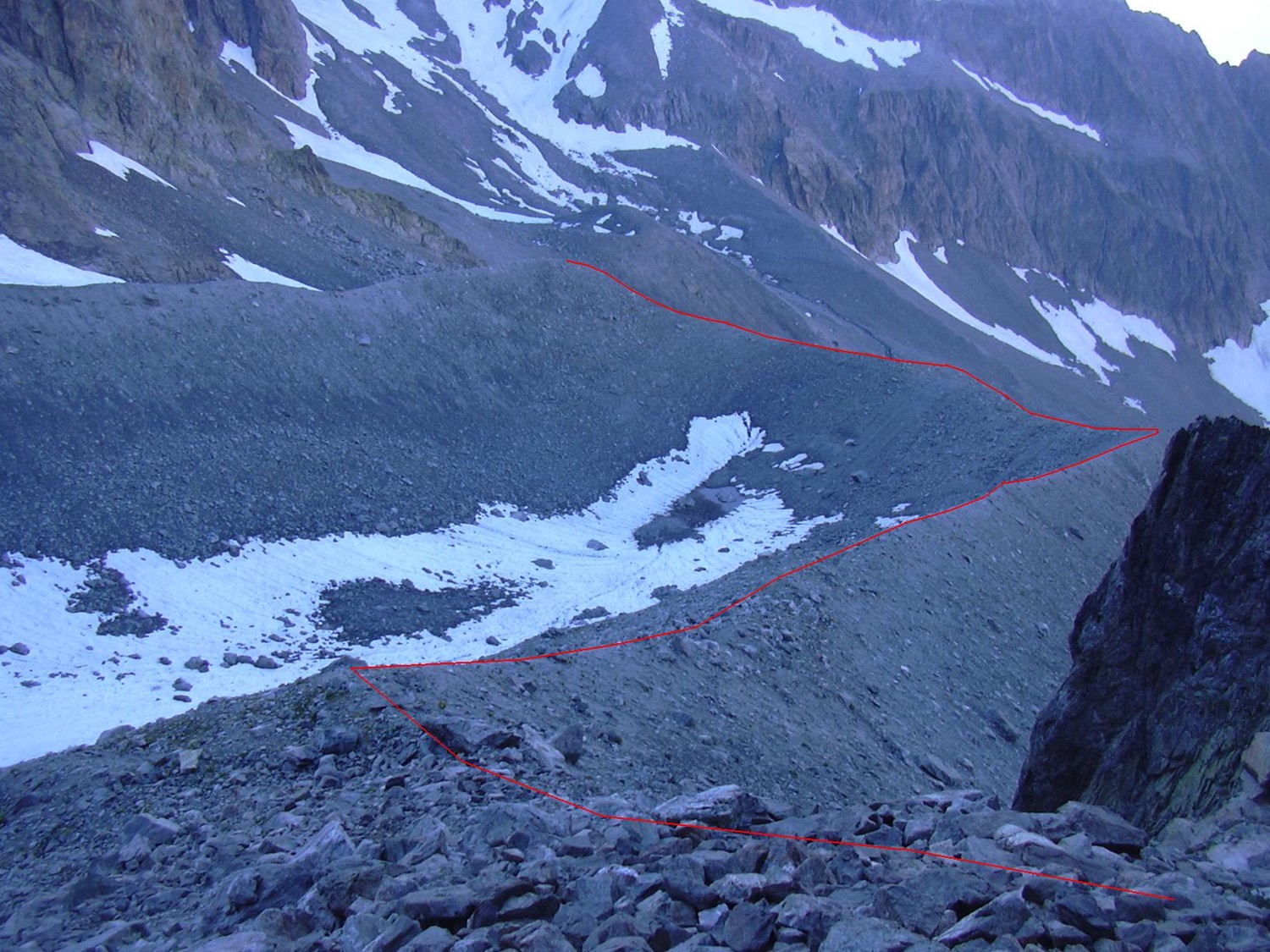 Moraine ouest