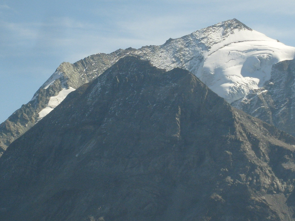 Vue depuis l'aiguille grive en oct 09