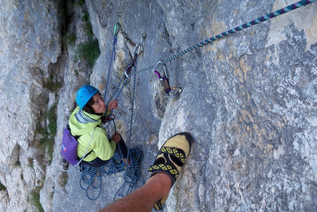 Départ dans L3 (5b à 6a...)