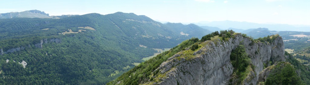 Panorama Sud depuis Sommet