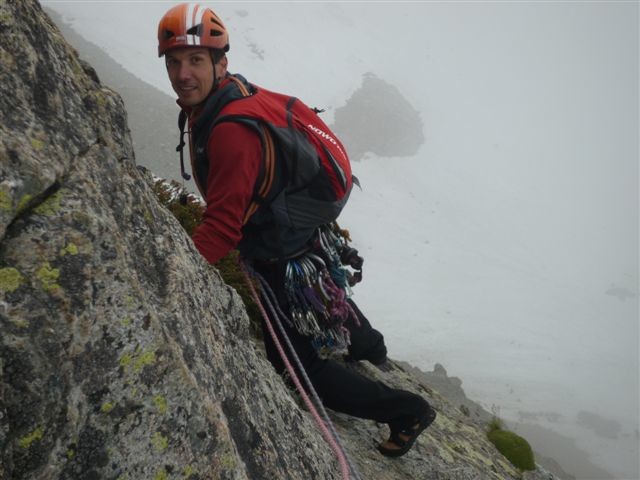 dans une longeure en traversée