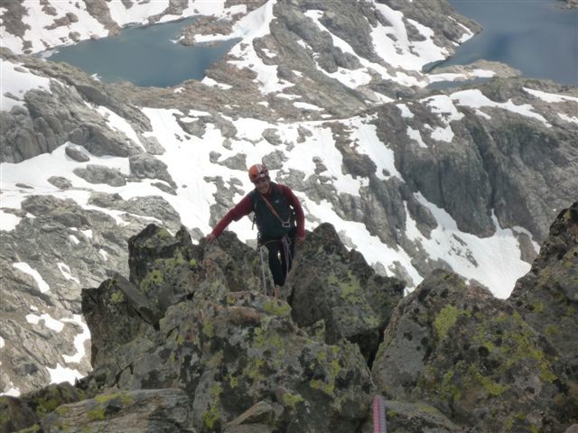 arrivée au sommet