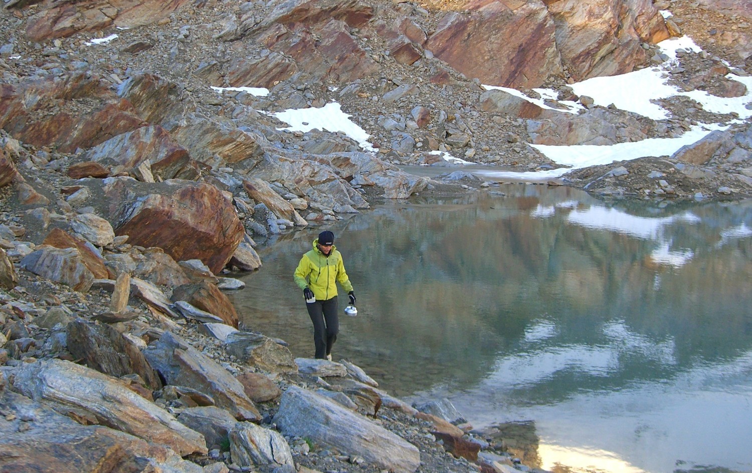 Weissmies -corvée d'eau