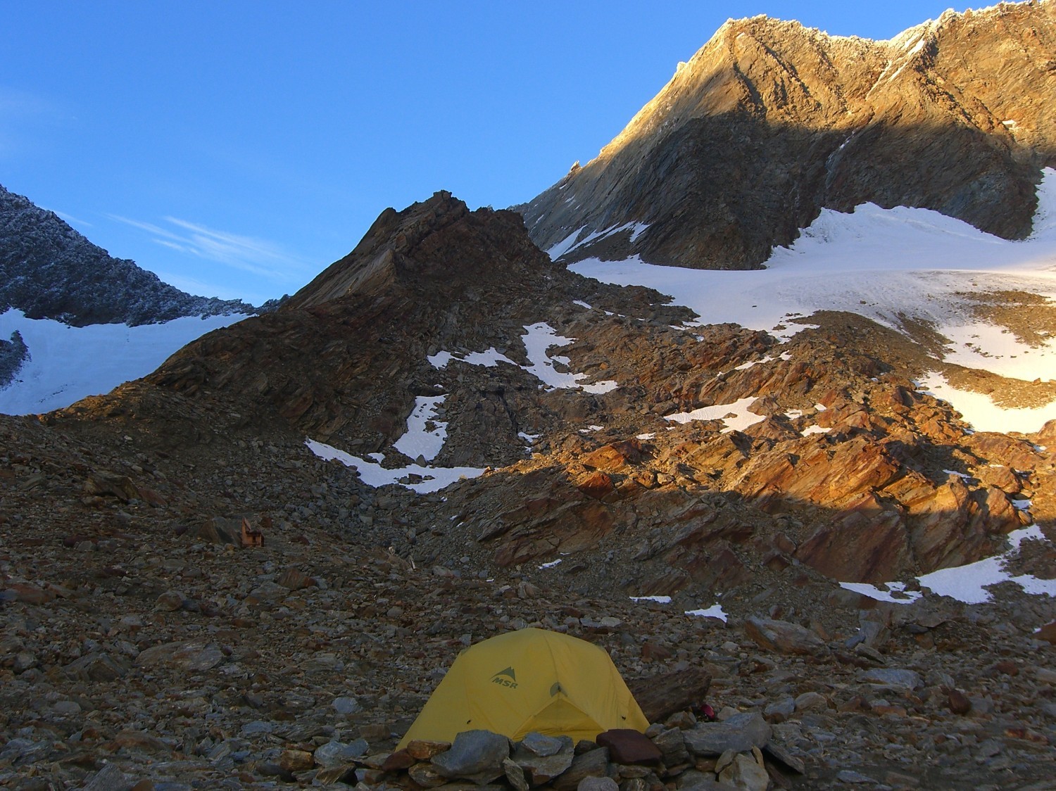 Weissmies-Lagginjoch et début arête N