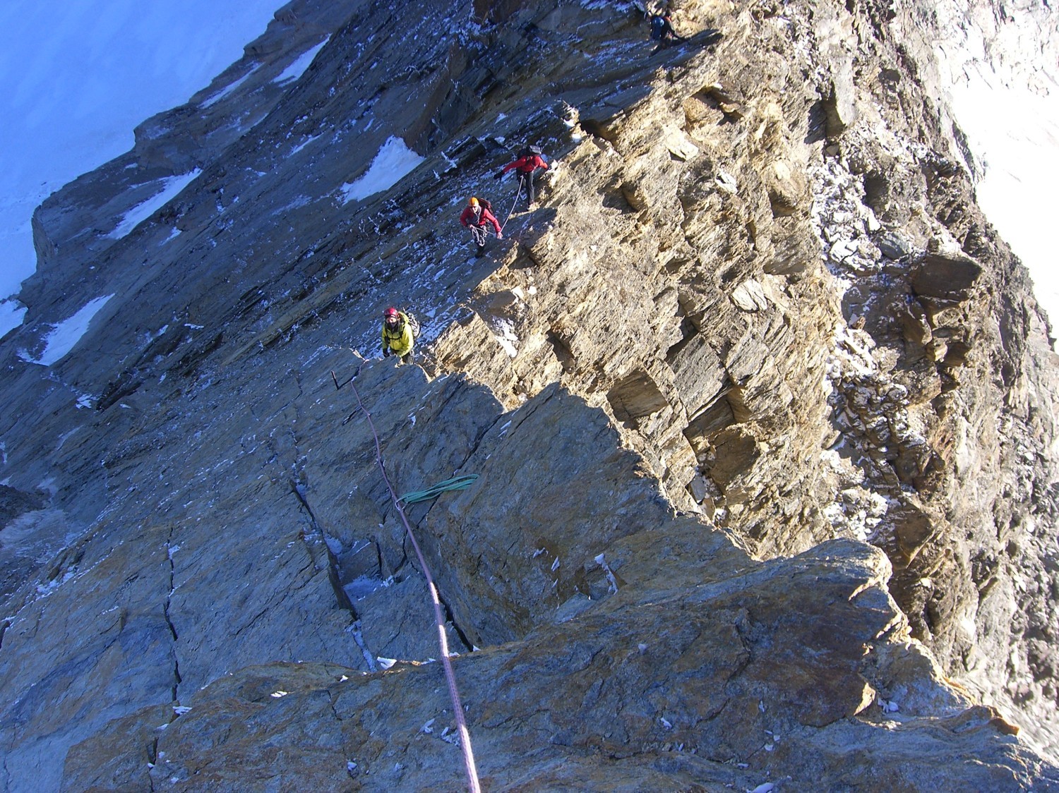 Weissmies-arête N-la grande dalle